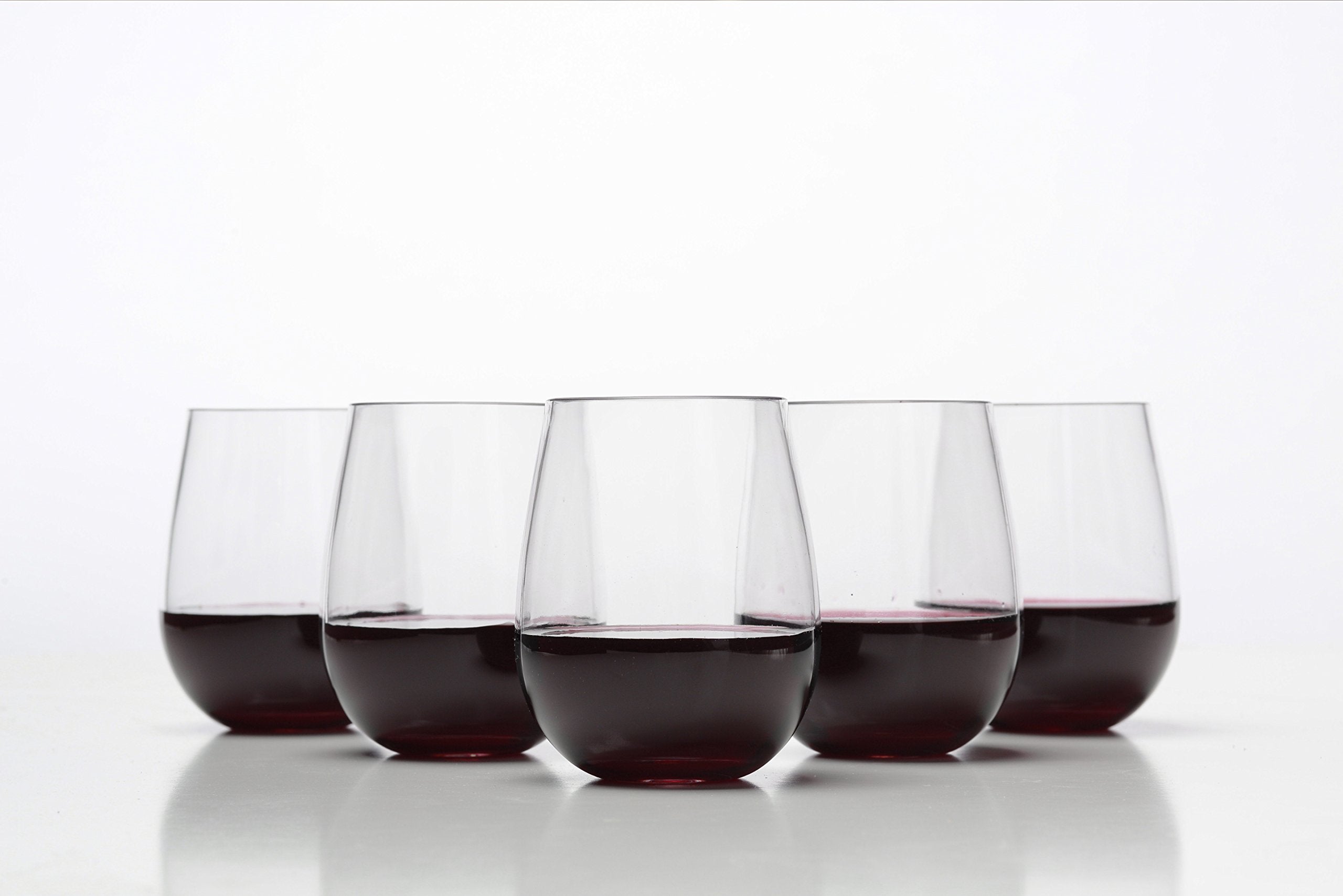 GSM Brands Vaso vino Tritan 16oz, lavavajillas seguro y fácil de limpiar.
