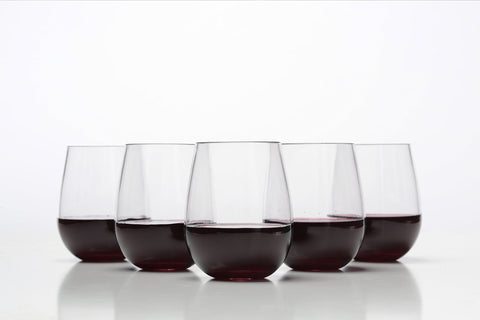GSM Brands Vaso vino Tritan 16oz, lavavajillas seguro y fácil de limpiar.