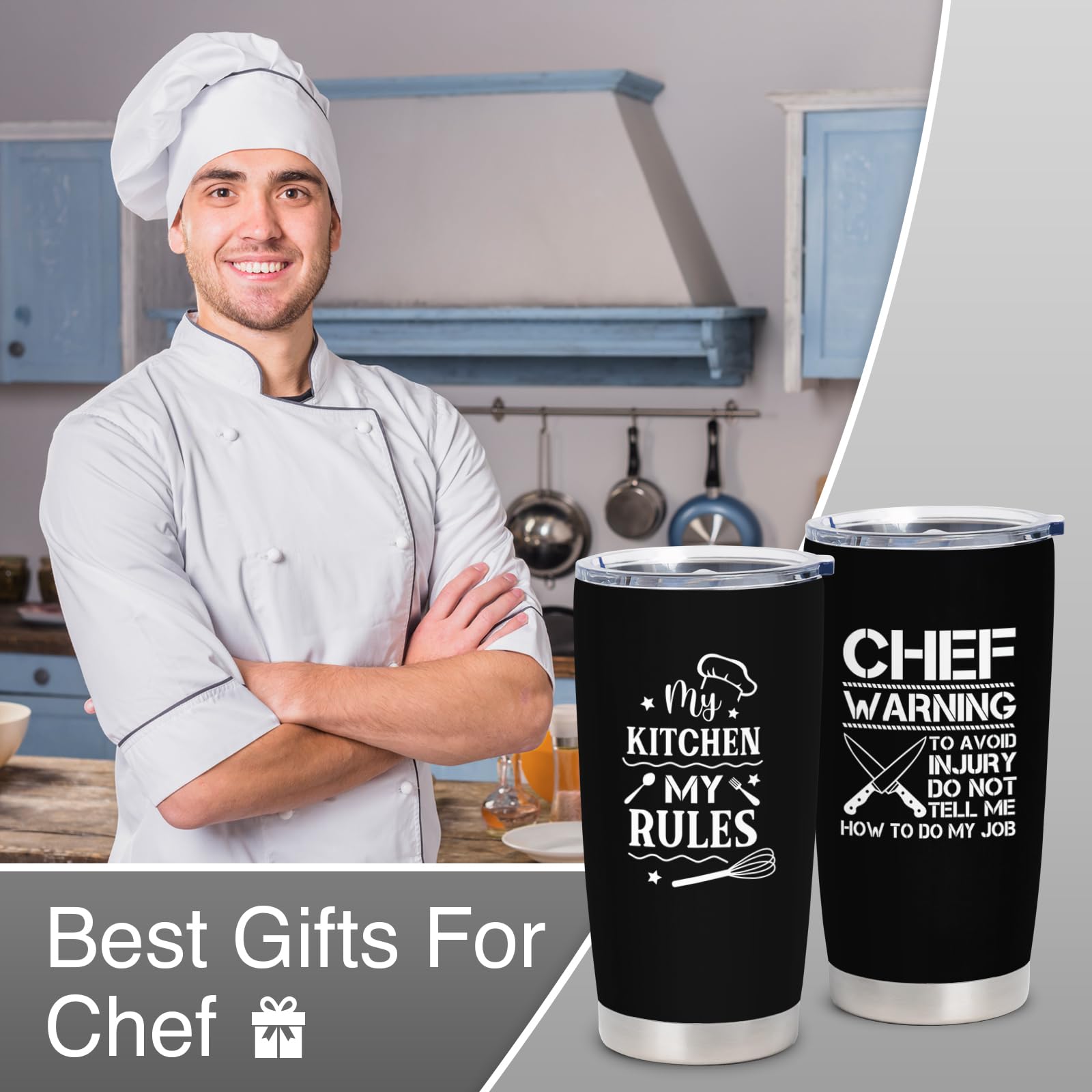Gtdodcsd Regalo Chefs Hombres, diseño único para sorprender