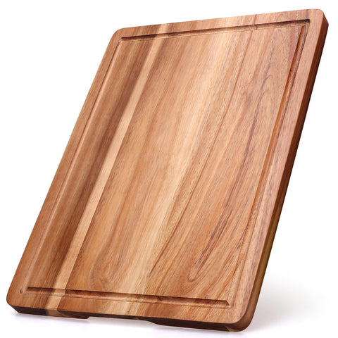 Gtencemen tabla de acacia: detalle del grano y textura para cortes precisos