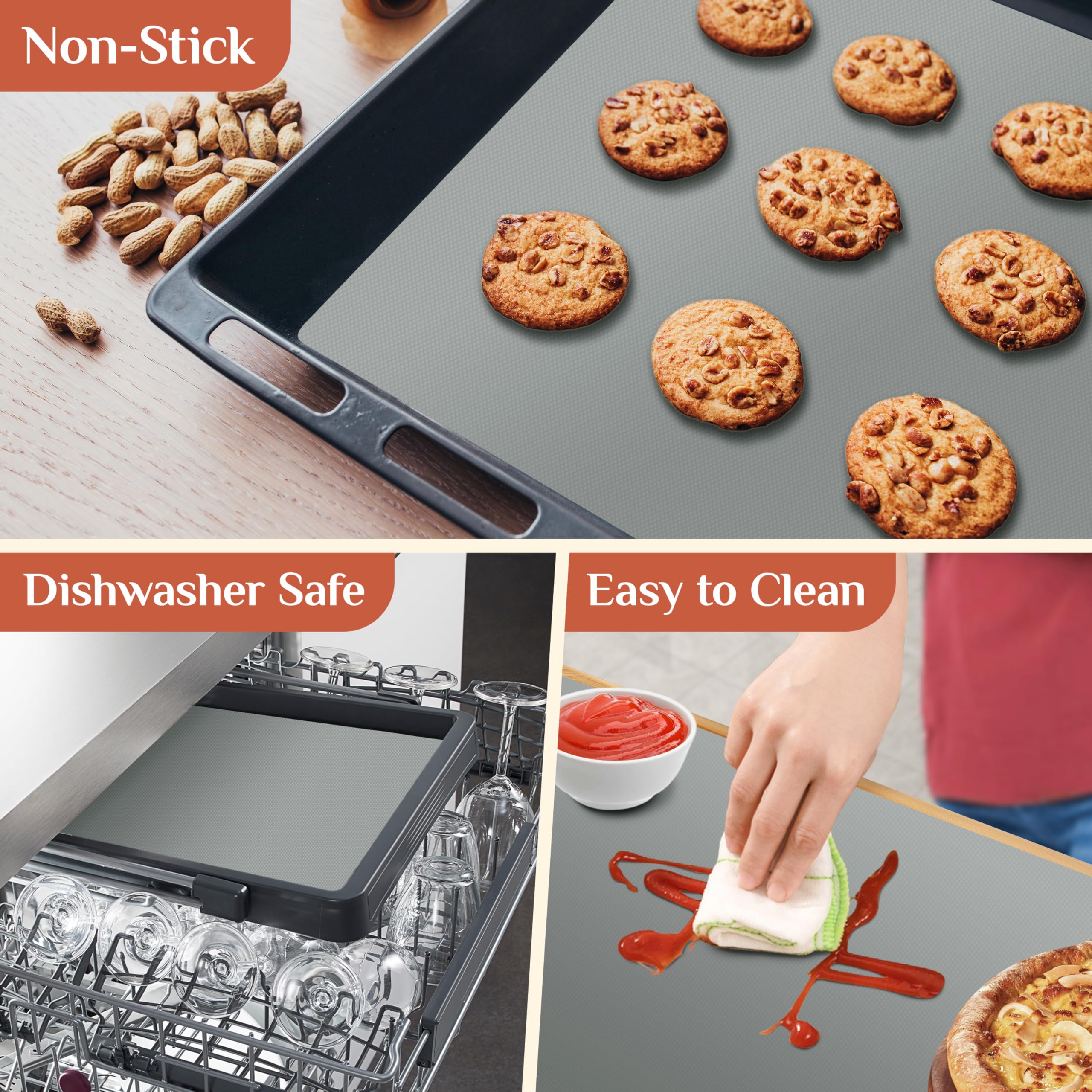 GTJ tapete resistente al calor de 480f para horno seguro.