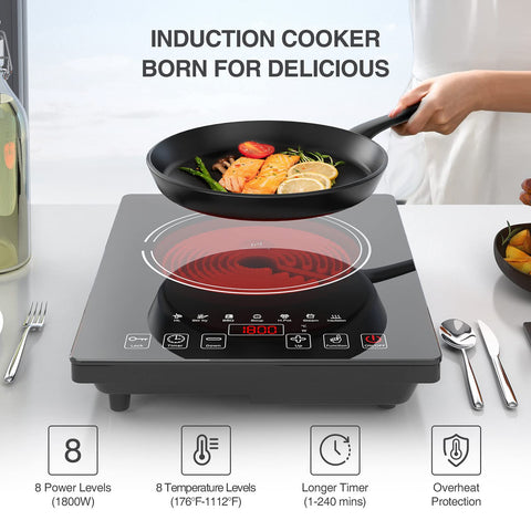 GTKZW diseño ligero y portátil, ideal para cocinas itinerantes y apartamentos pequeños.