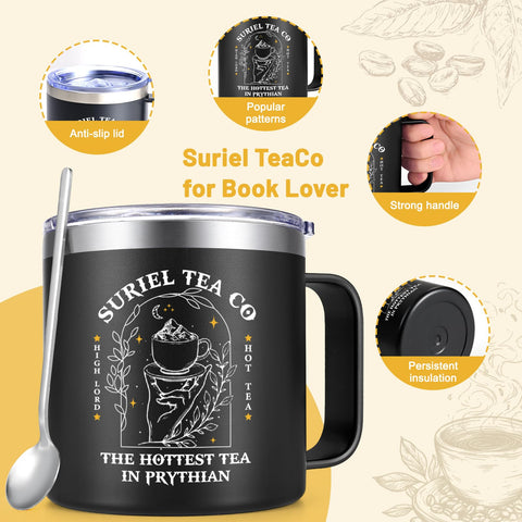 Diseño negro clásico de la taza Gtmileo que combina con cualquier rincón