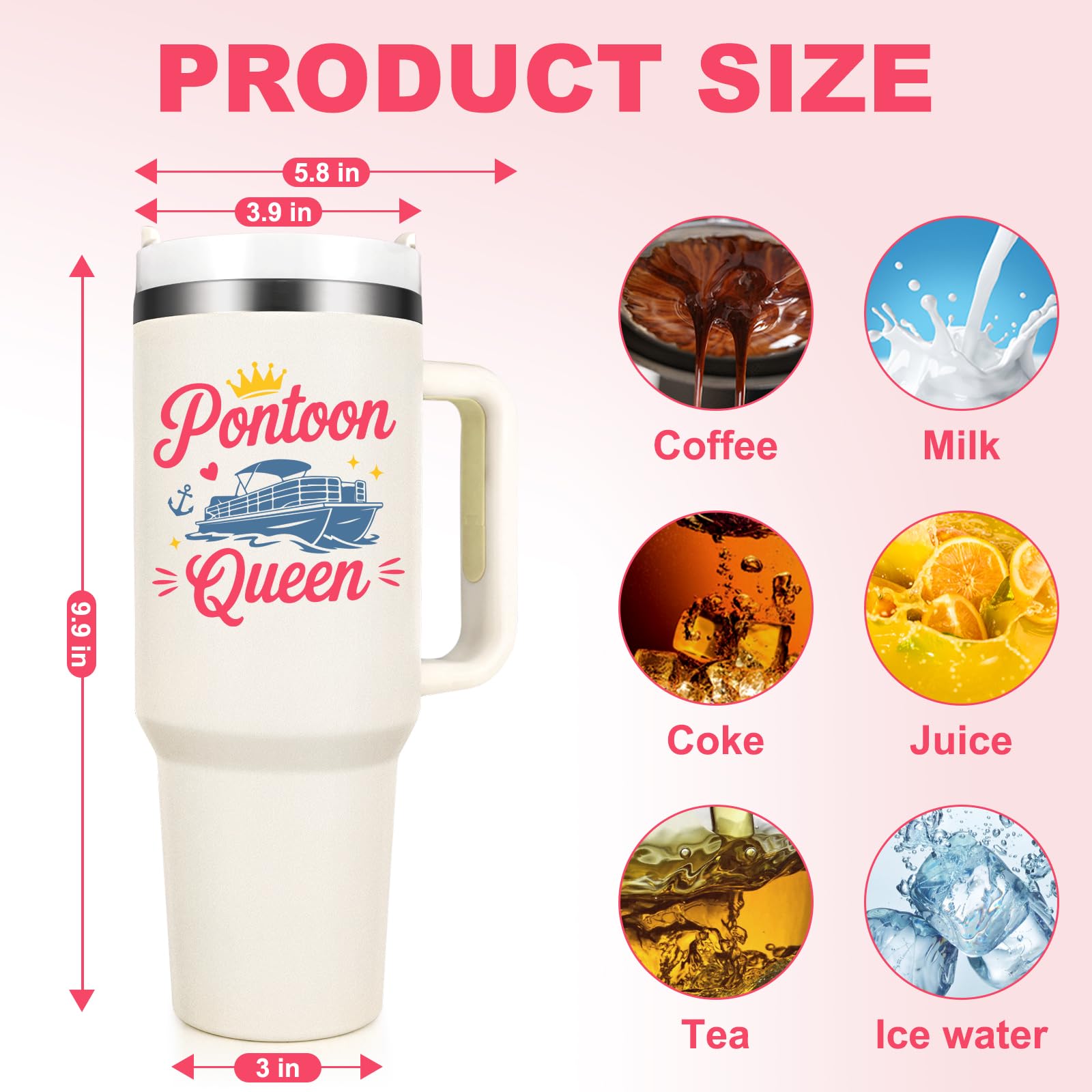 Gtmileo Pontoon Queen, acabado anticorrosión apto para agua salada.
