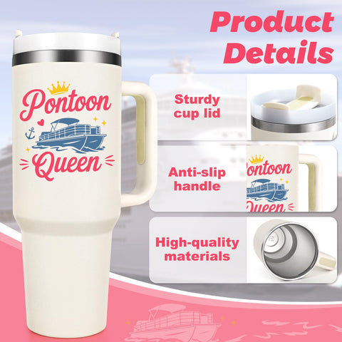 Gtmileo Pontoon Queen, mango ergonómico para agarre seguro en navegación.