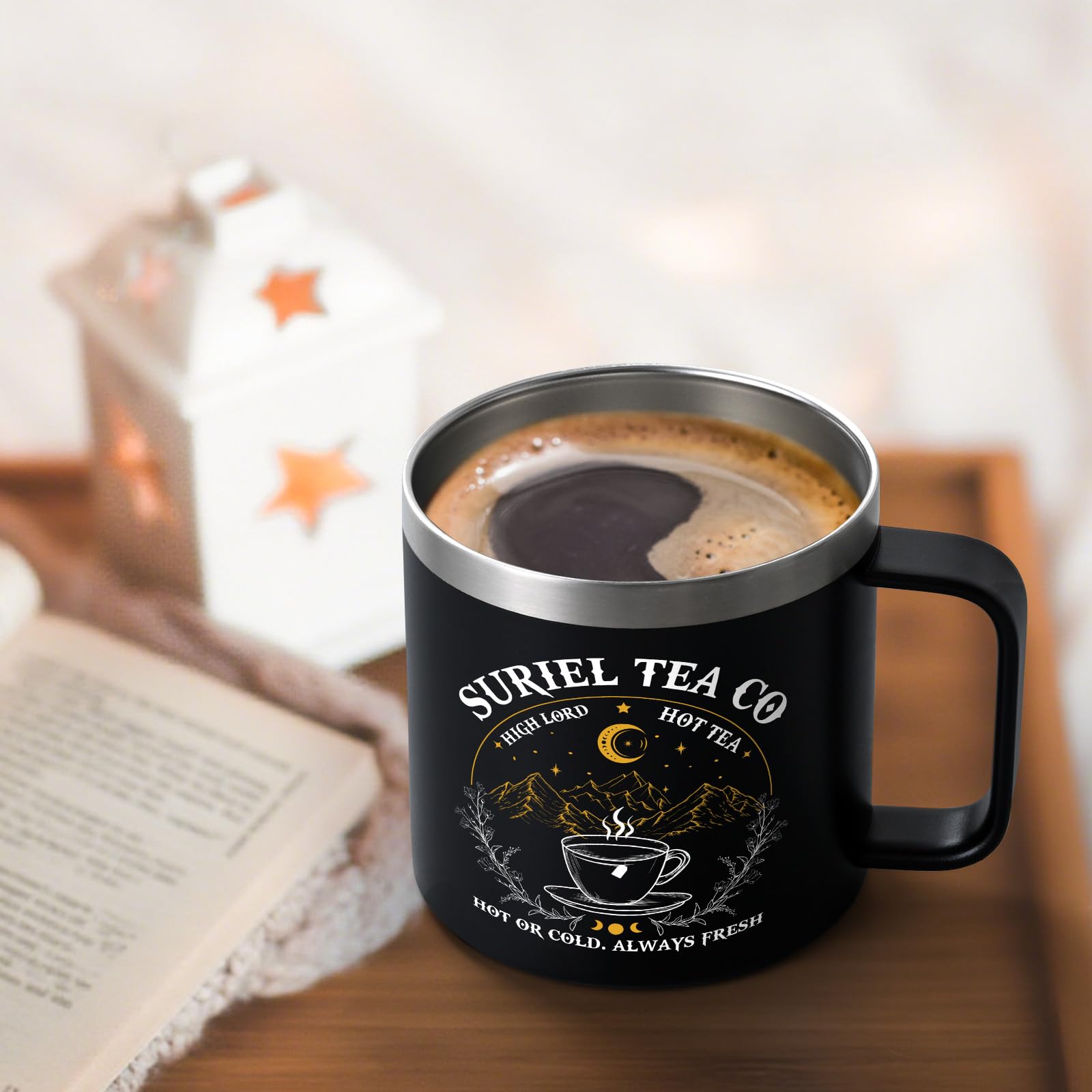 La tapa anti-derrame de la taza Gtmileo evita salpicaduras durante la lectura.