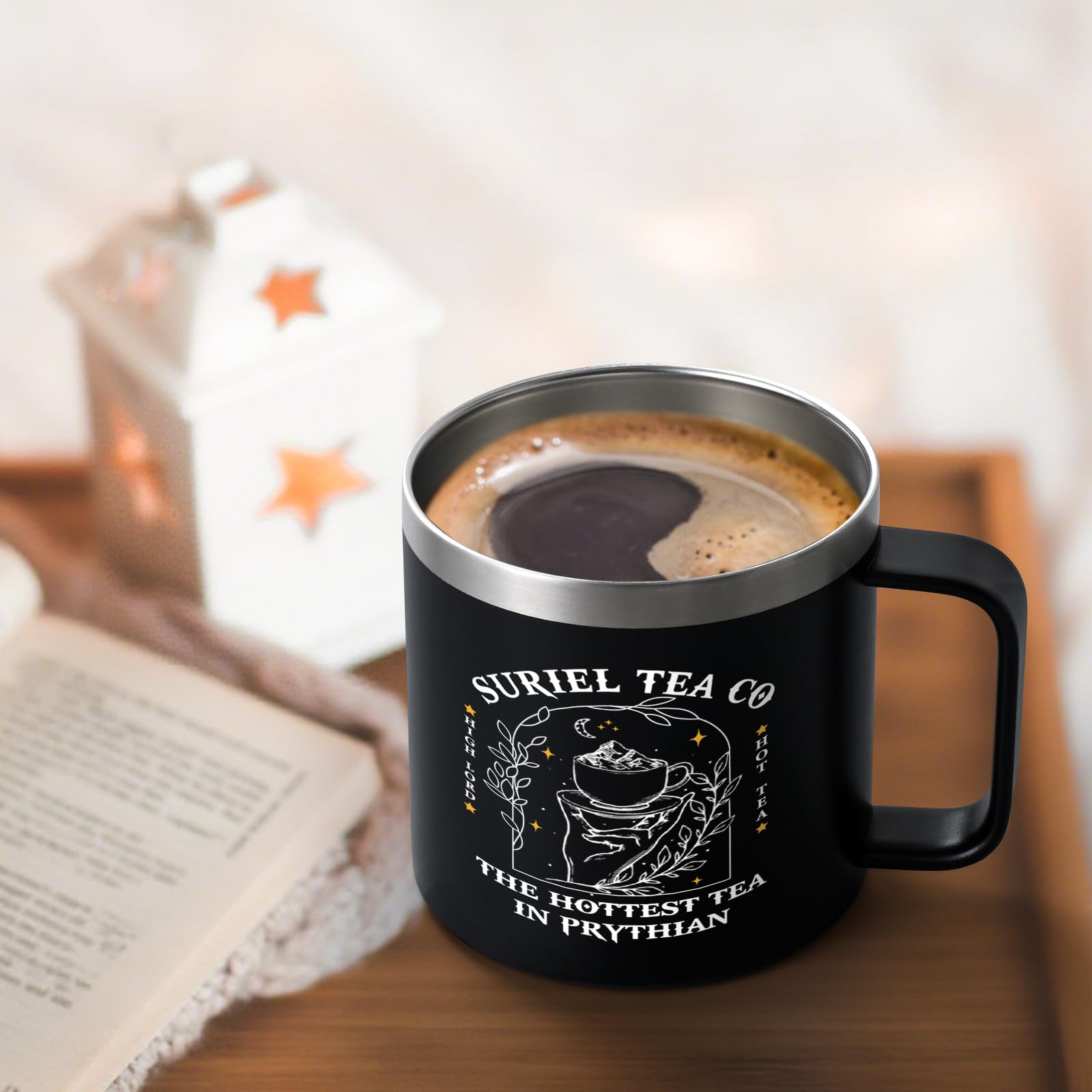 Tapa hermetica de la taza Gtmileo evita derrames durante la lectura