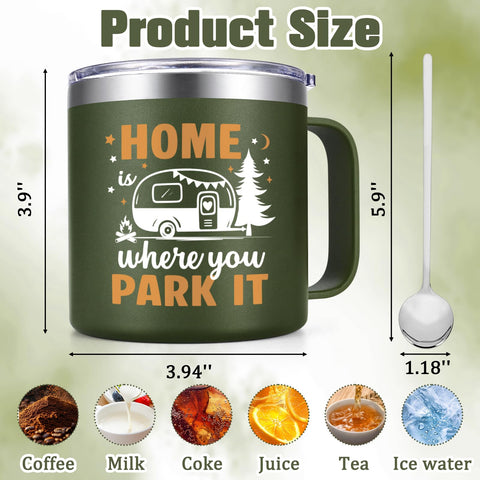 Capacidad de 14 oz, tamaño práctico para uso diario y viaje