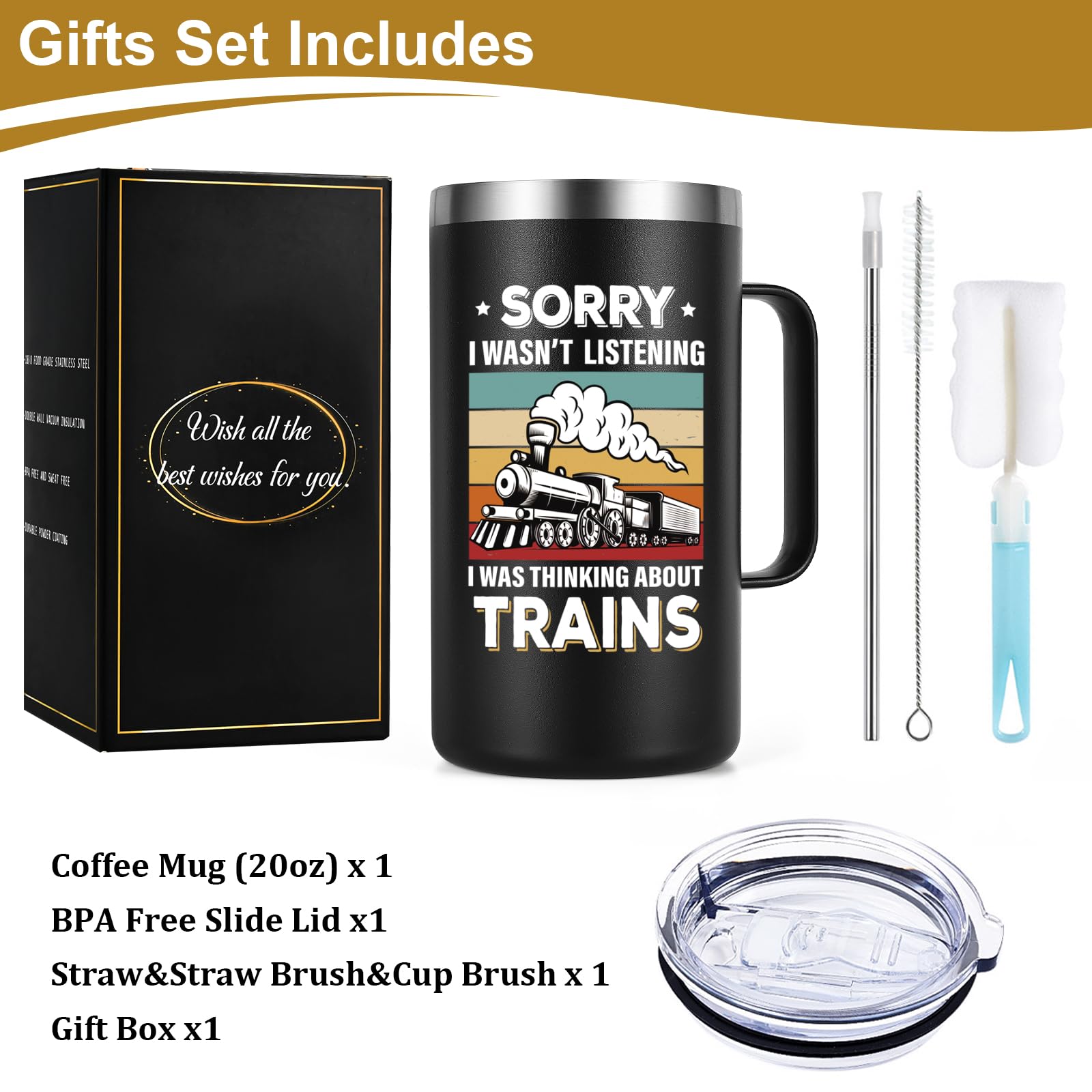 Ideal para exterior con la Taza tren Gtmileo para momentos al aire libre.