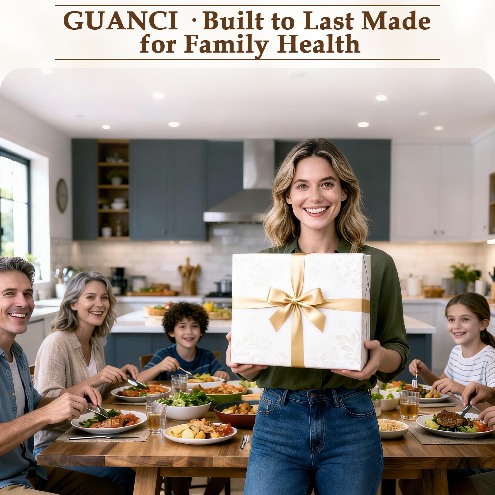 GUANCI tamaño compacto 14x9.6 pulgadas para cocinas pequeñas.