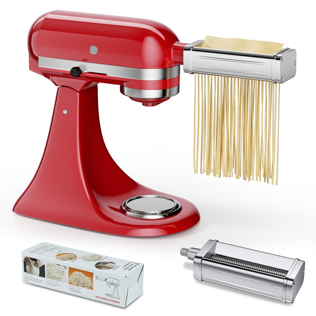 GuanQiao accesorio para amasadora, se acopla y facilita la elaboración de pasta casera