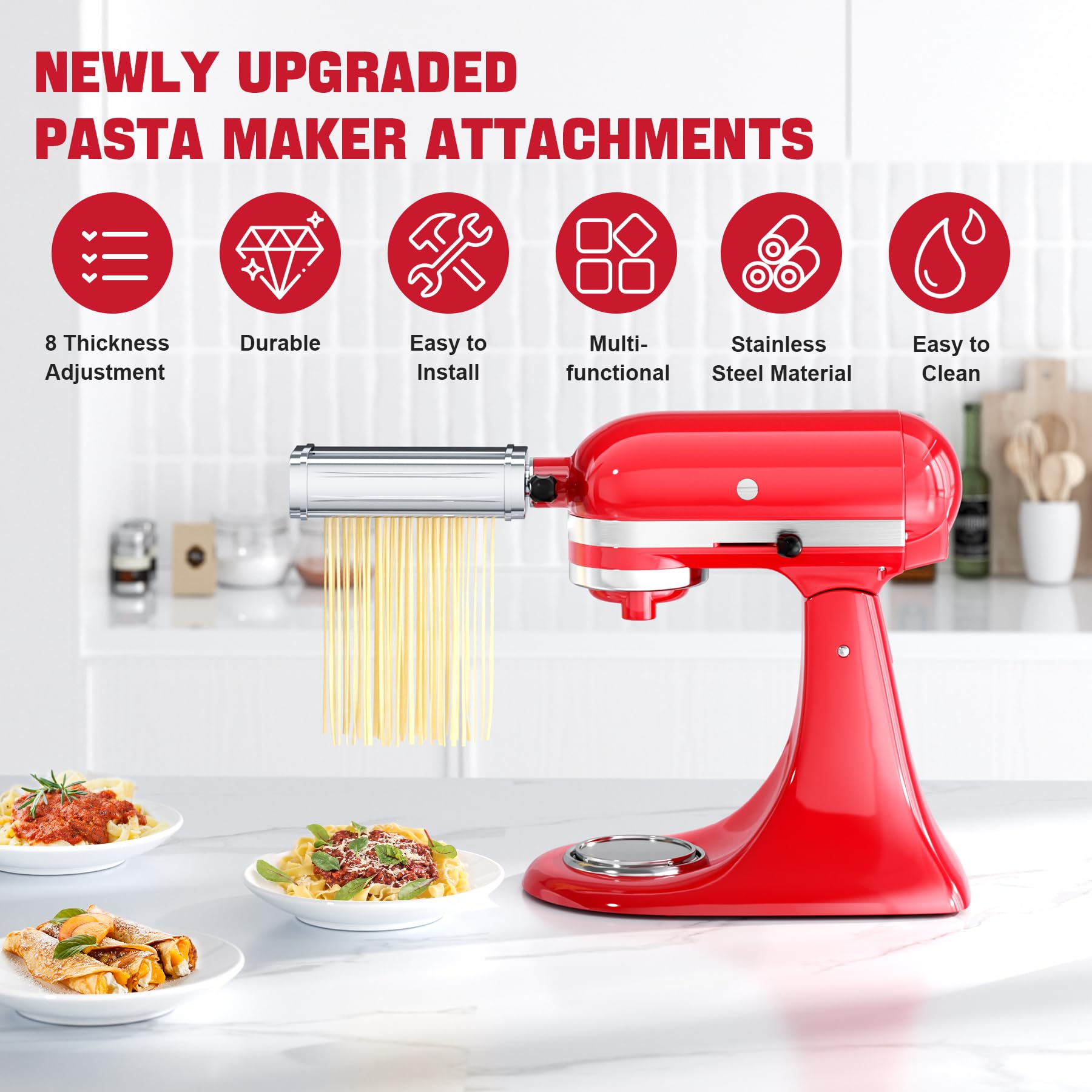 GuanQiao compatible con KitchenAid, funciona con la mayoría de modelos