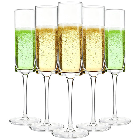 GuanQiao copas de champán de plástico 12-pack en empaque para fiestas
