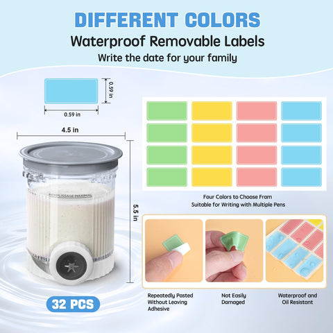 Capacidad 16oz GuanQiao Creami Swirl para porciones grandes para compartir.