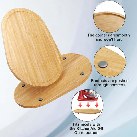 Deslizamiento rápido para mover el mezclador en la mesa.