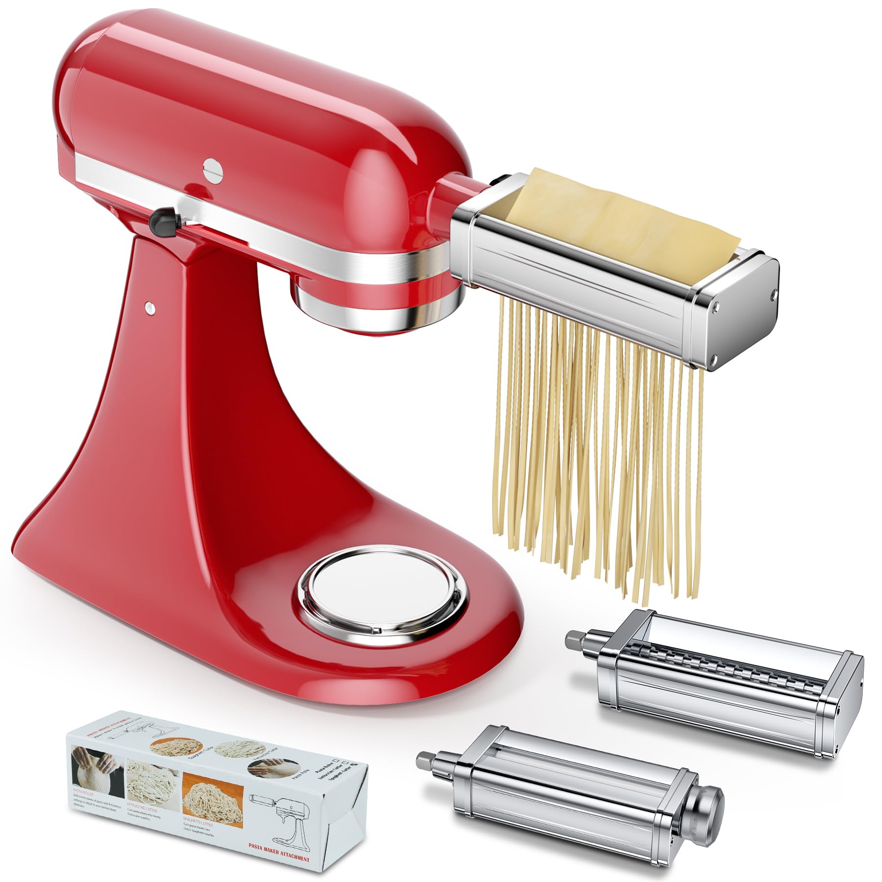 GuanQiao rodillo para pasta con láminas de 6 pulgadas para masa suave