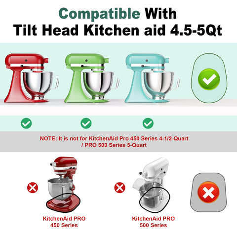 GuanQiao placa deslizante para KitchenAid Artisan facilita movimientos suaves.