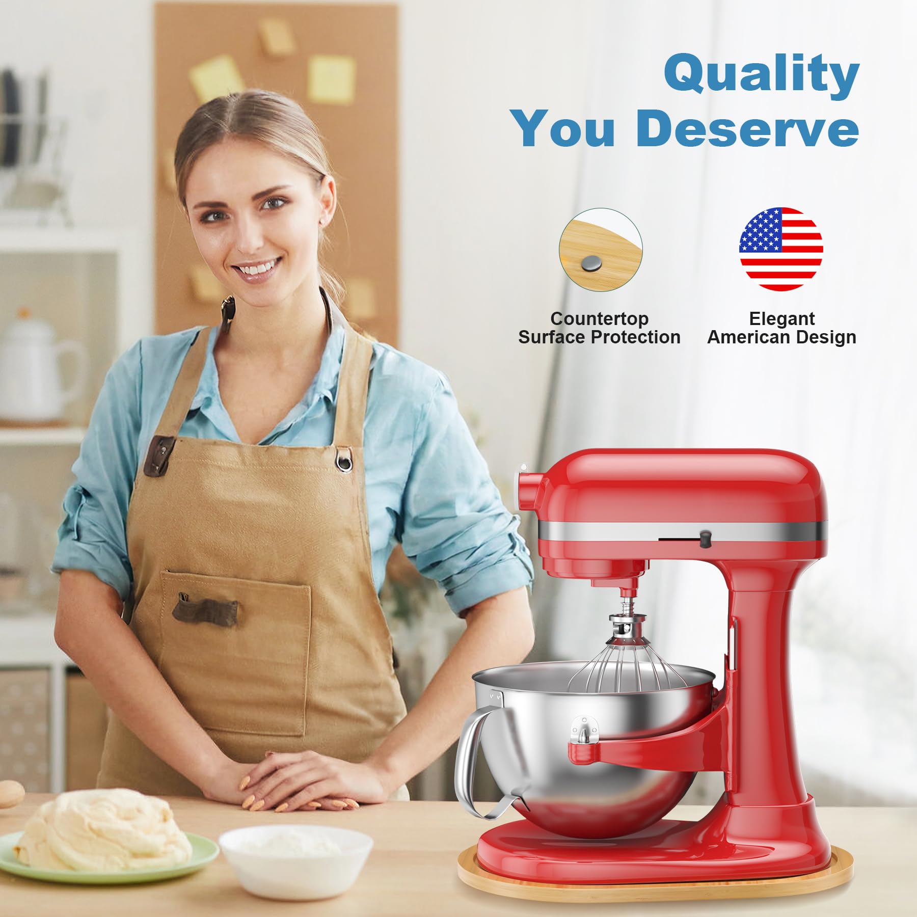 Protección de superficie de cocina con deslizador de bambú GuanQiao.