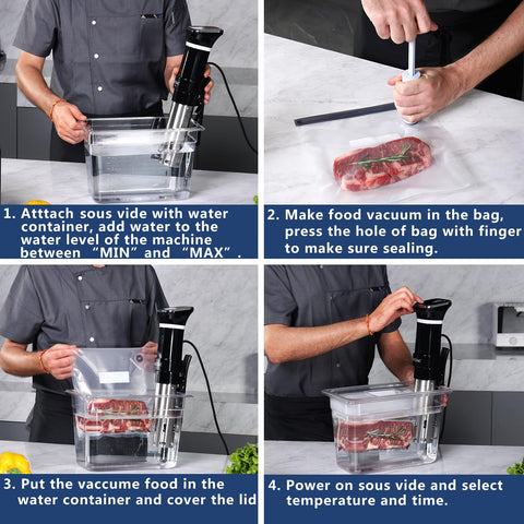 Gudac contenedor de 6L para agua, ideal para cocciones estables.
