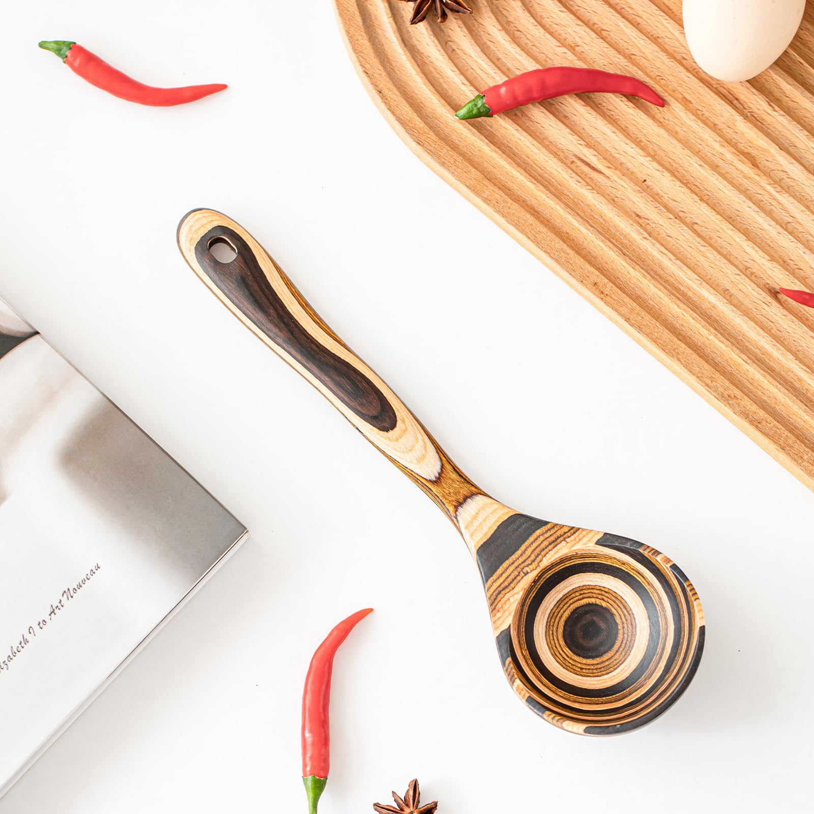Gudamaye ergo-mano-suave, agarre cómodo para largas sesiones de cocina