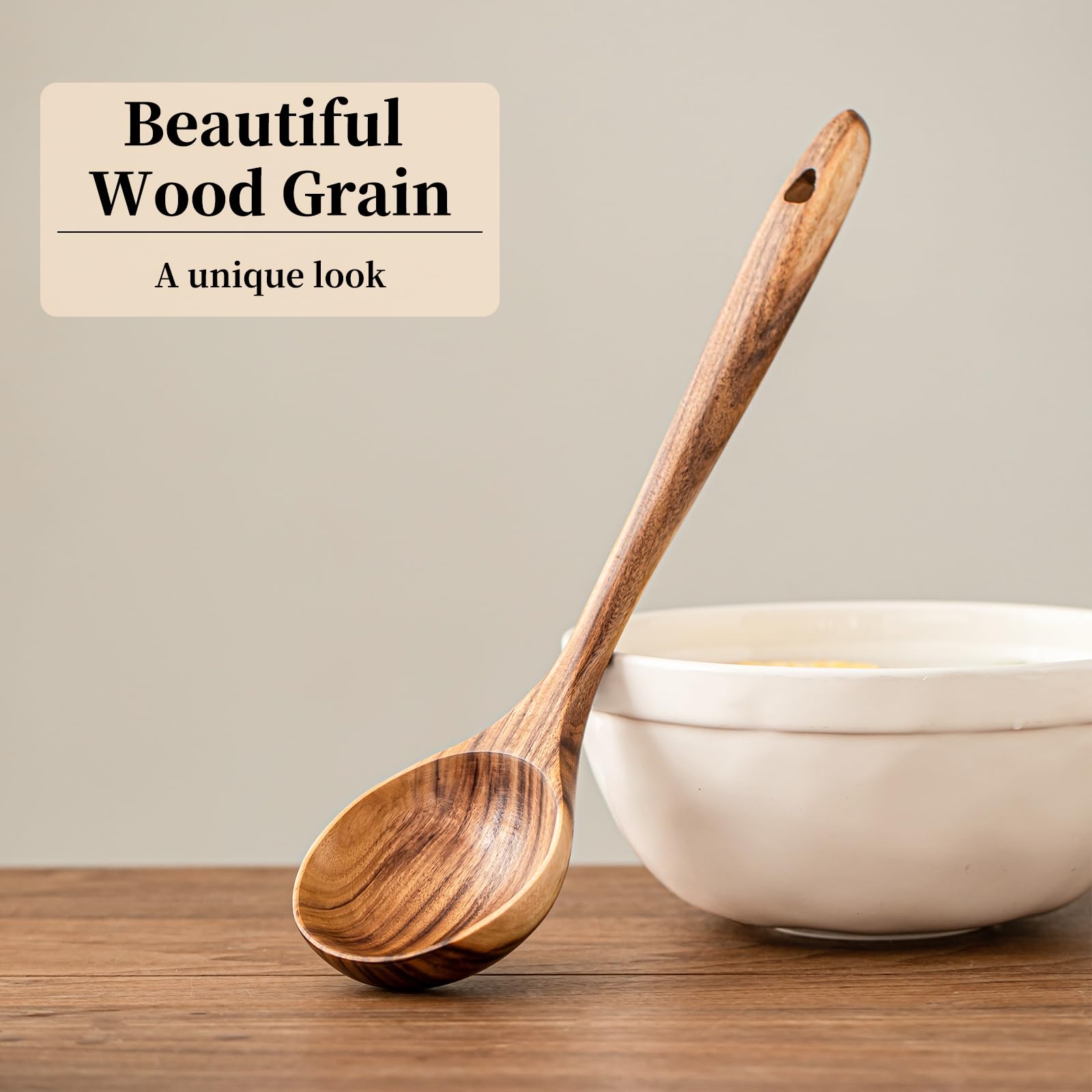 Gudamaye mango largo ergonómico, tacto cómodo en la cocina.