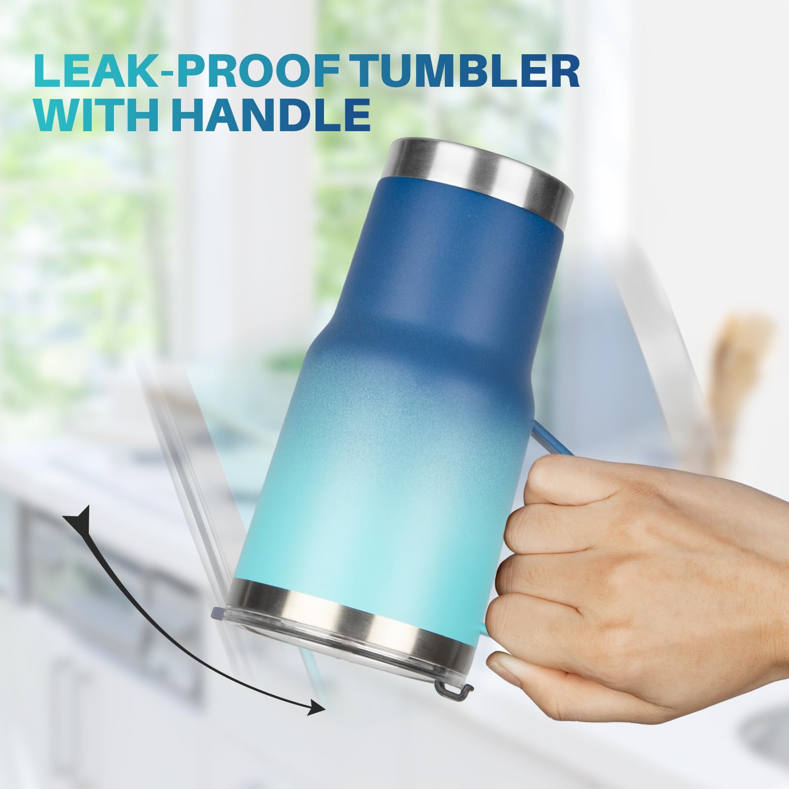 GUDEMAO vaso termico libre de BPA, acero inoxidable de calidad alimentaria