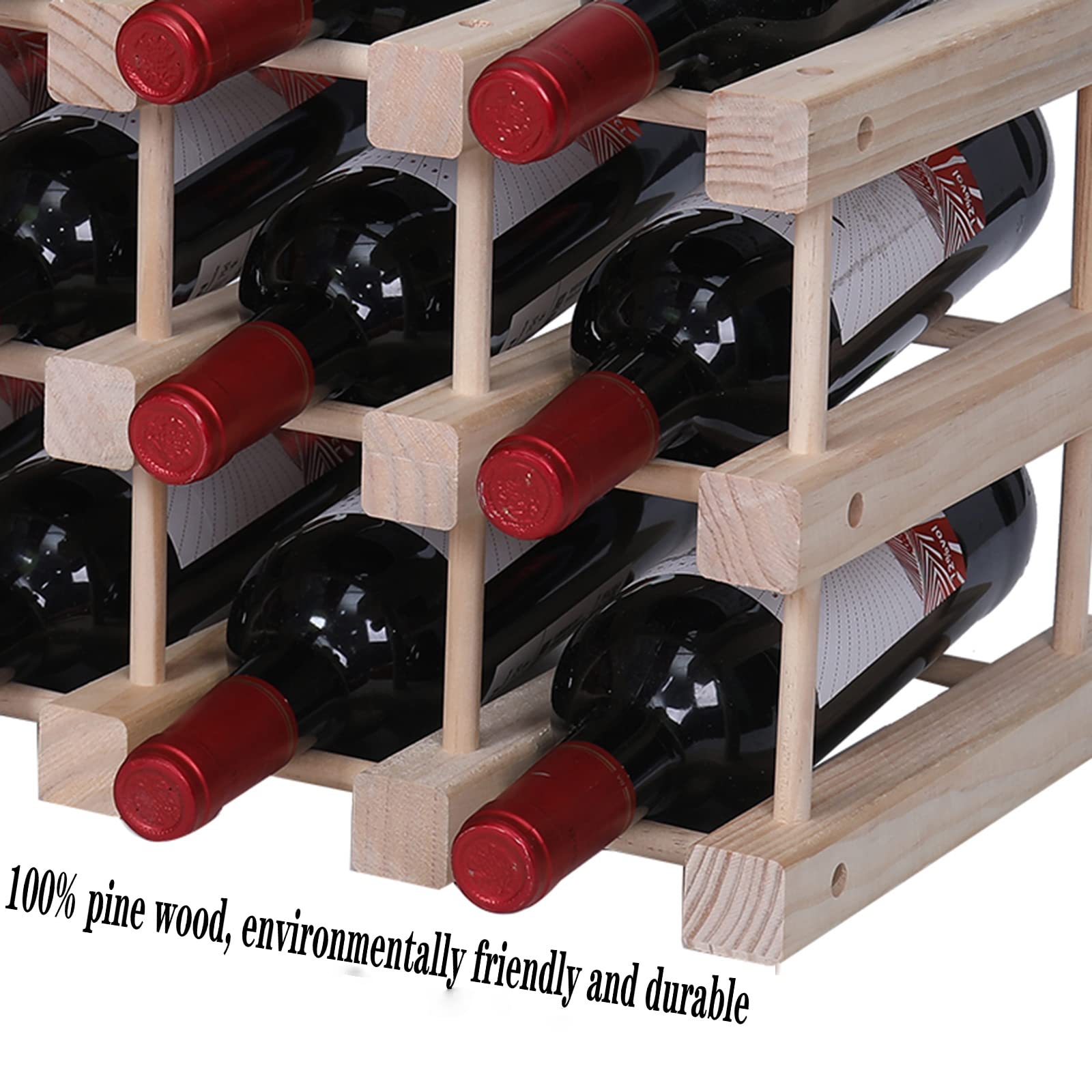 guilai capacidad para 16 botellas, solución ordenada para botellas de vino.