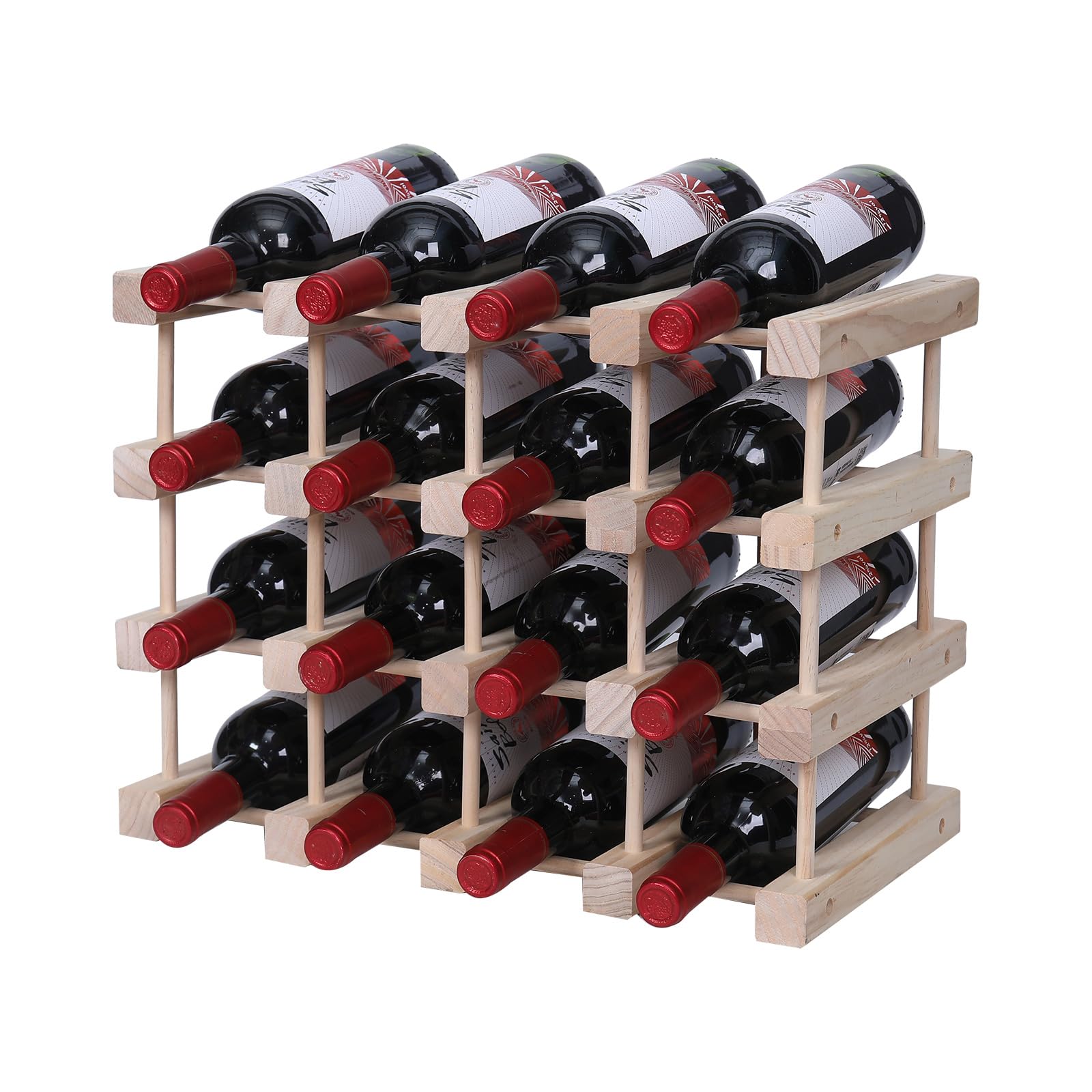guilai estante apilable de vino, ahorro de espacio en cocina o despacho.