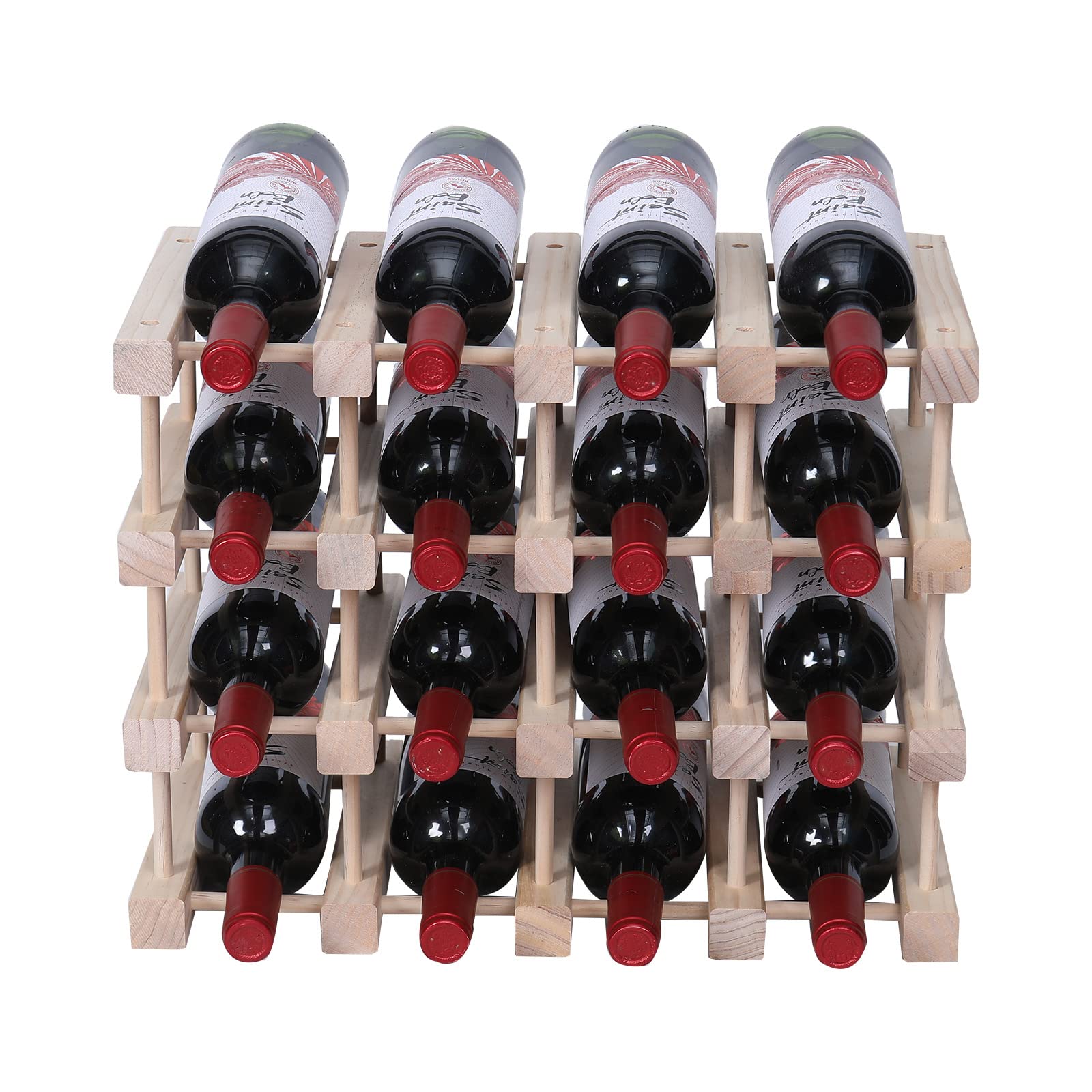 guilai estante de vino compacto para mostrador, ideal para ordenar botellas.