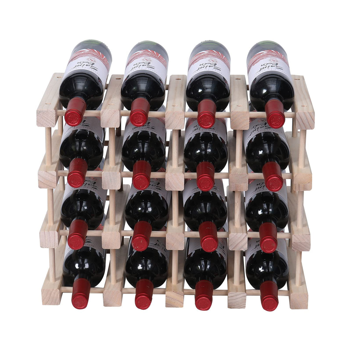 guilai estante de vino compacto para mostrador, ideal para ordenar botellas.