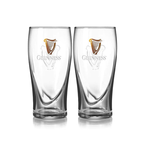 Vaso Guinness 20oz en pack doble para compartir una pinta perfecta.