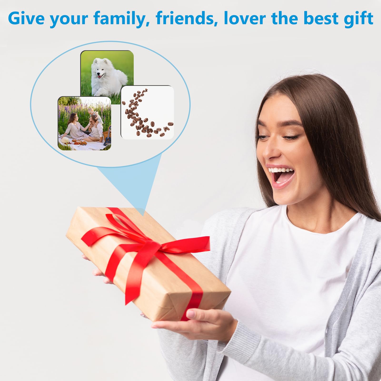 Guiqulai posavasos para regalos personalizados con fotos