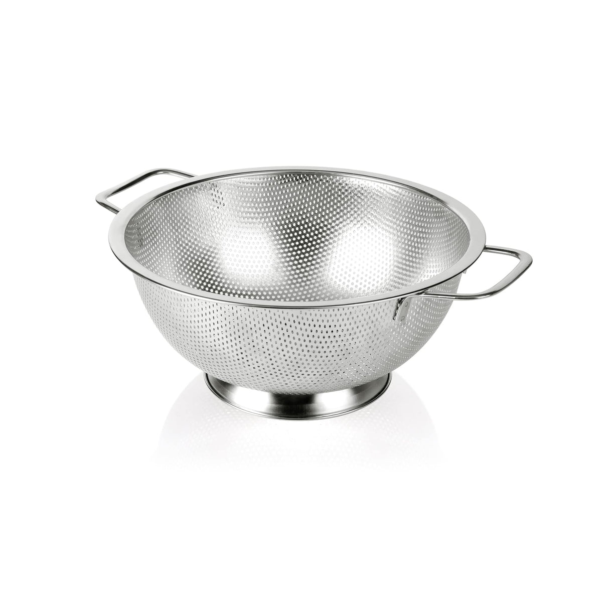 Colador Gulex de acero inoxidable 3 cuartos para escurrir pasta rápidamente.