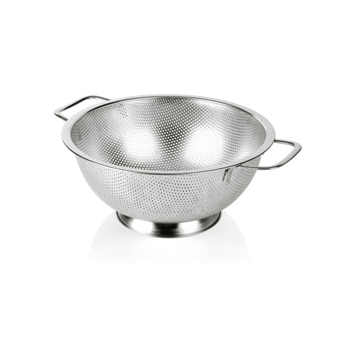 Colador Gulex de acero inoxidable 3 cuartos para escurrir pasta rápidamente.