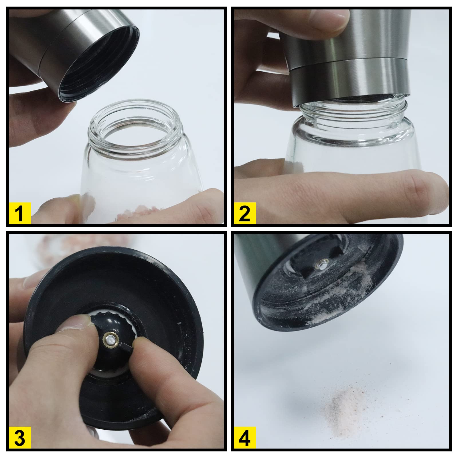 Tapa hermética de Gulex mantiene seco y fresco el condimento.