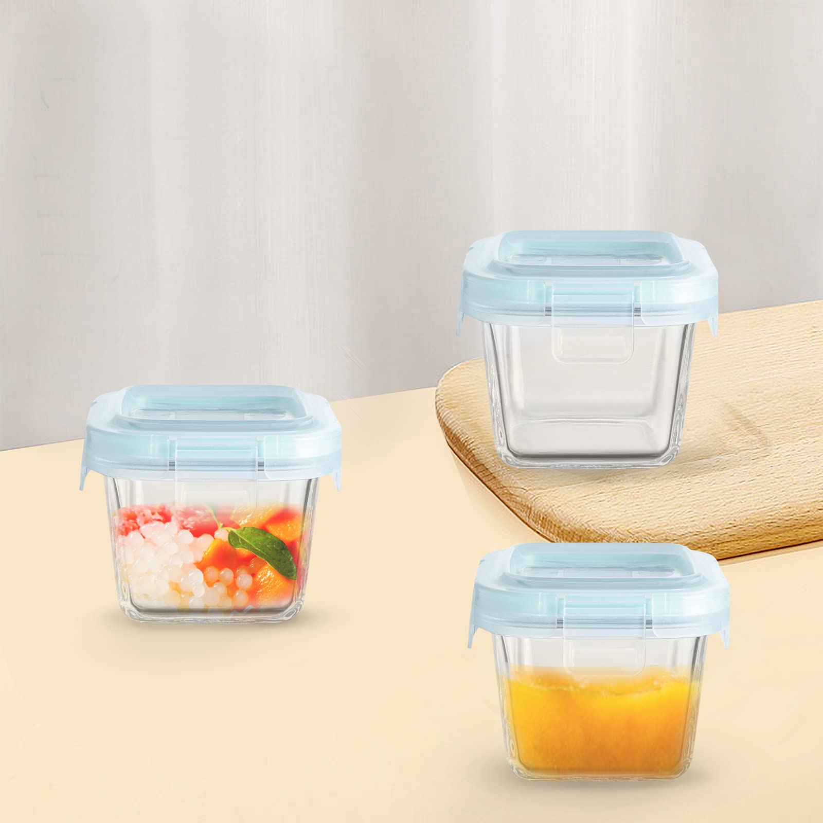 Conjunto Gulflin de 12 recipientes para llevar, ideales para porciones y tentempiés caseros