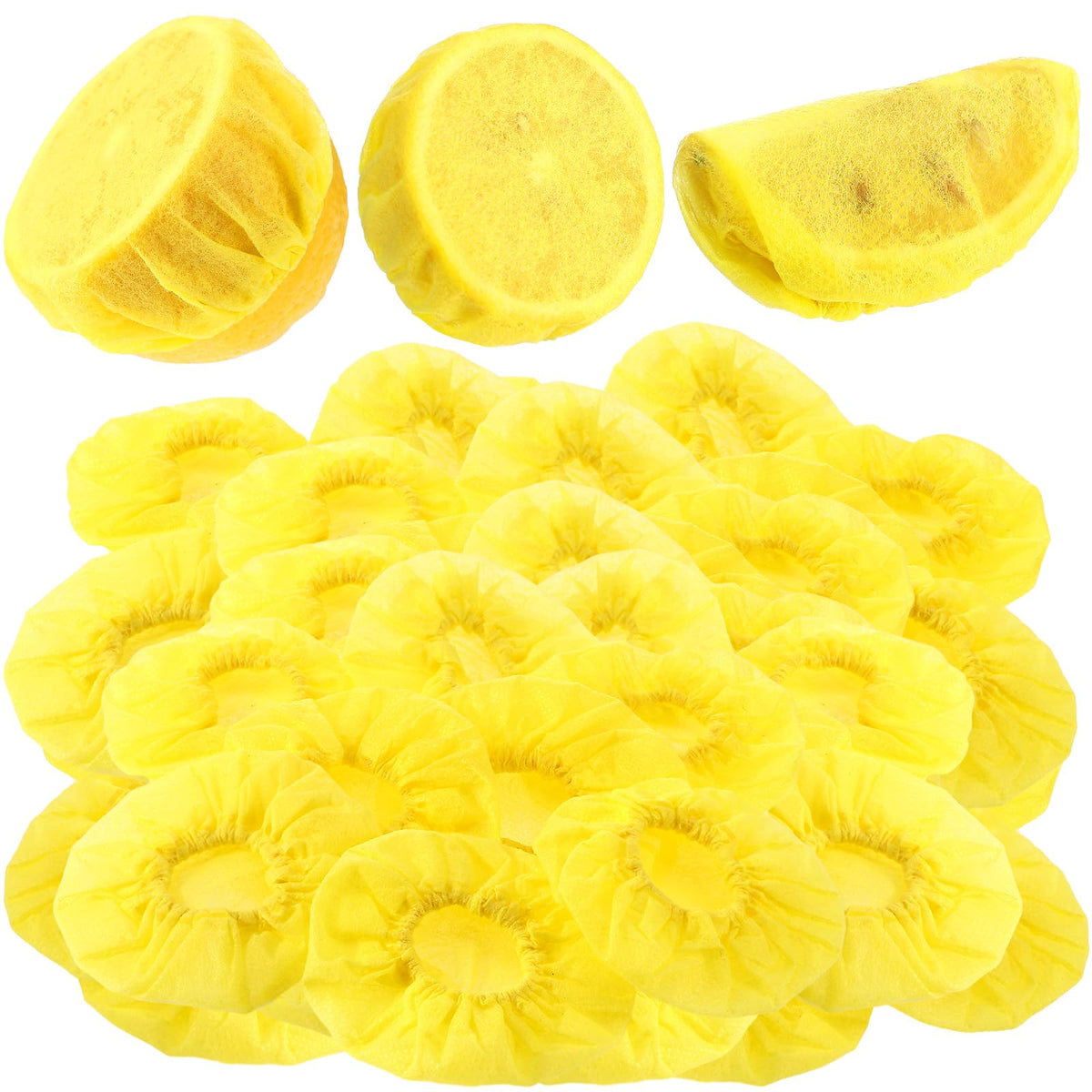 Gulfmew coberturas limón cuñas para exprimir, jugo sin semillas