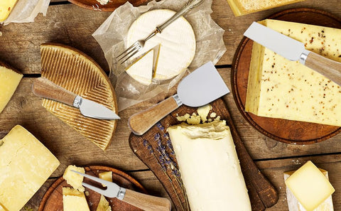 Guojanfon cuchillo para untar queso, facilita extender porciones