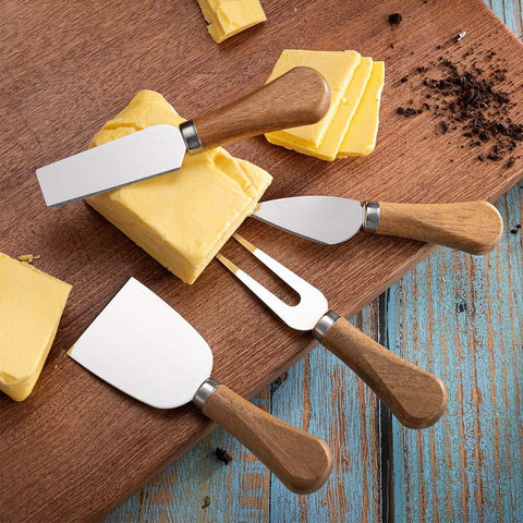 Guojanfon cuchillo para bloque de queso, corte limpio para quesos duros