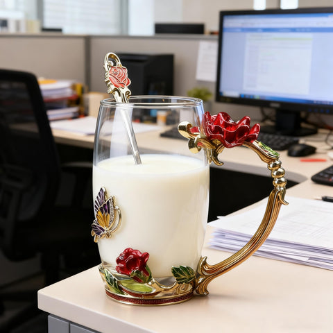 Guon-Wuvl detalle flor mariposa, añade sofisticación a cualquier mesa.