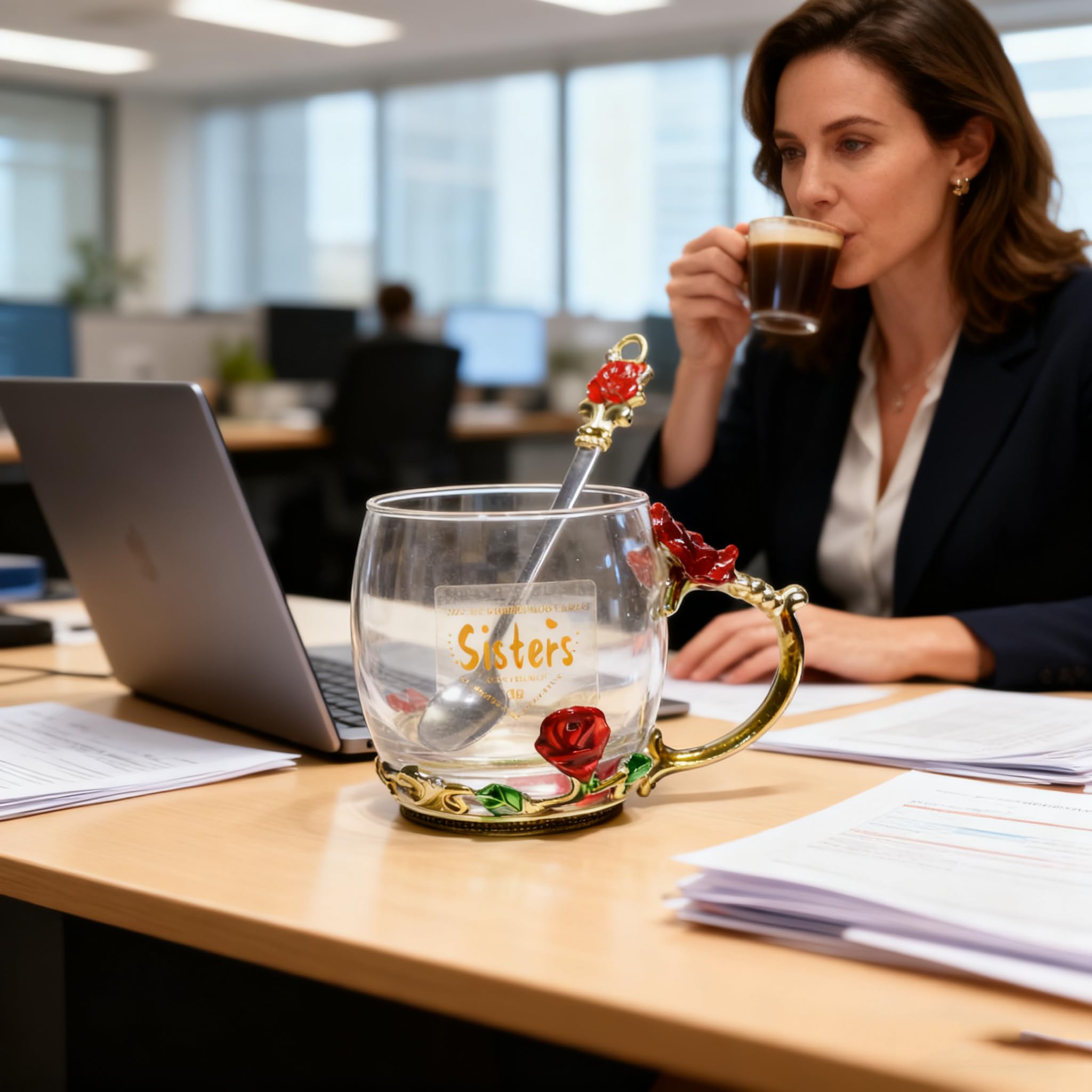 Guon-Wuvl mango ergonómico facilita sujetar la taza con comodidad