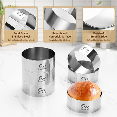 Guowall: anillos sin costura de acero inoxidable para cocción segura.