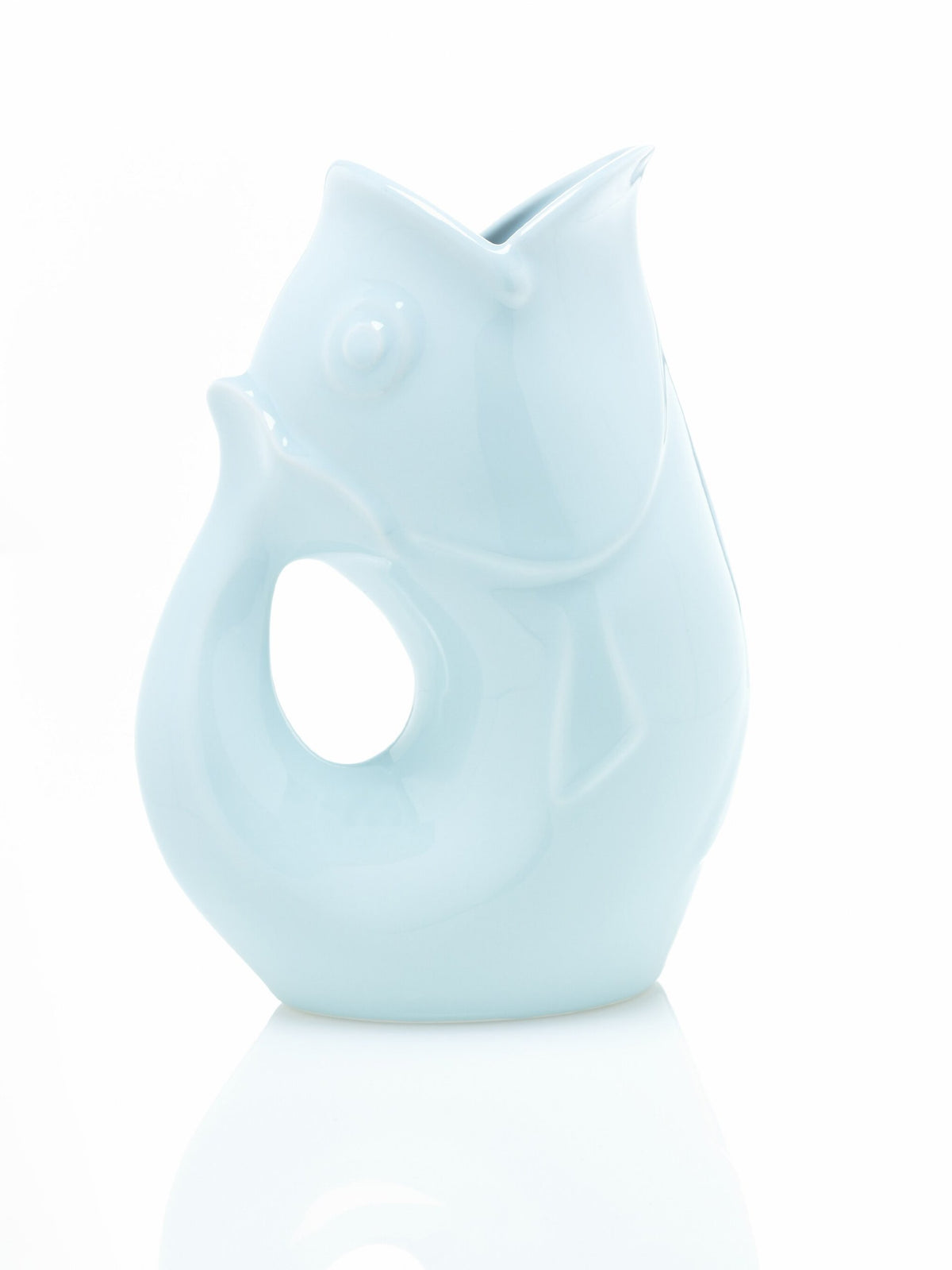 Gurgle Pot azul claro: jarra decorativa con sonido gorgoteante para servir bebidas