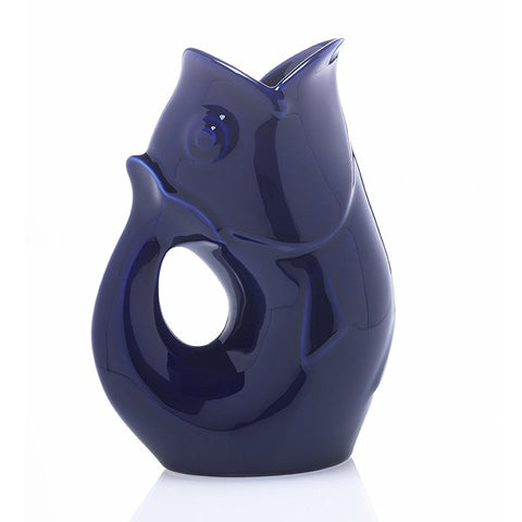 GurglePot Grande Cobalto, jarro gorgoteante para flores frescas y decoración de mesa