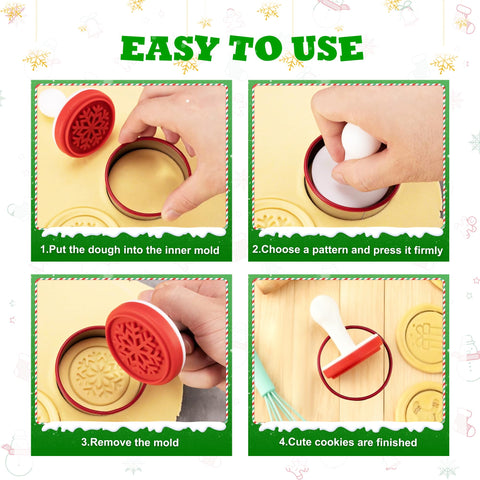 Gurlideo: sello de regalo para galletas, perfecto para envoltorios caseros.