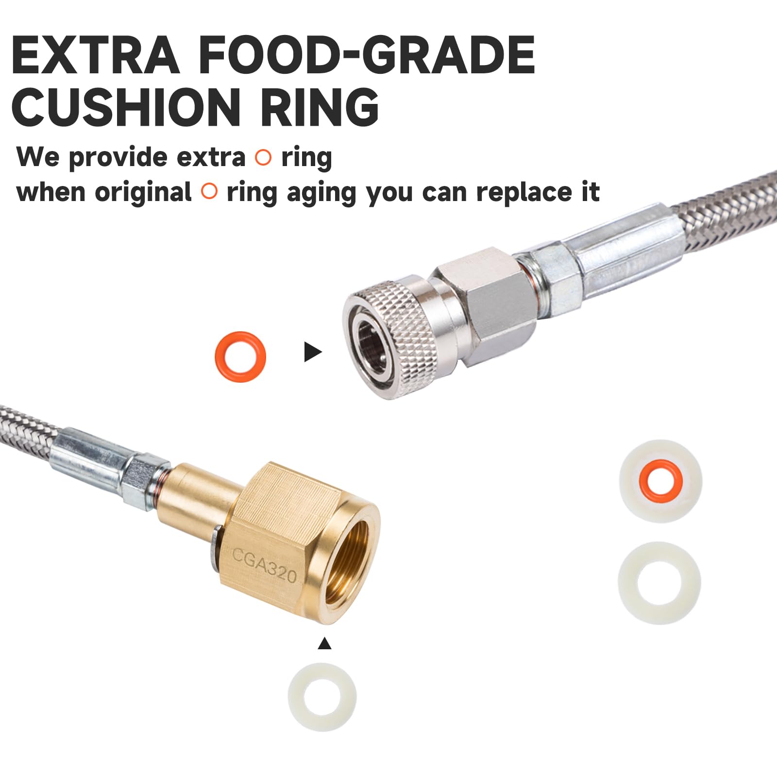 Gurudar adaptador bronce aluminio rosado ofrece sellado superior y resistencia.