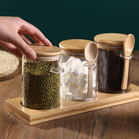 Frascos de 600 ml para sal, azúcar o café.