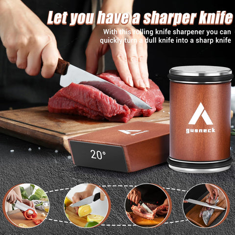 Gusneck Caja Regalo: afilador compacto ideal para regalo práctico.