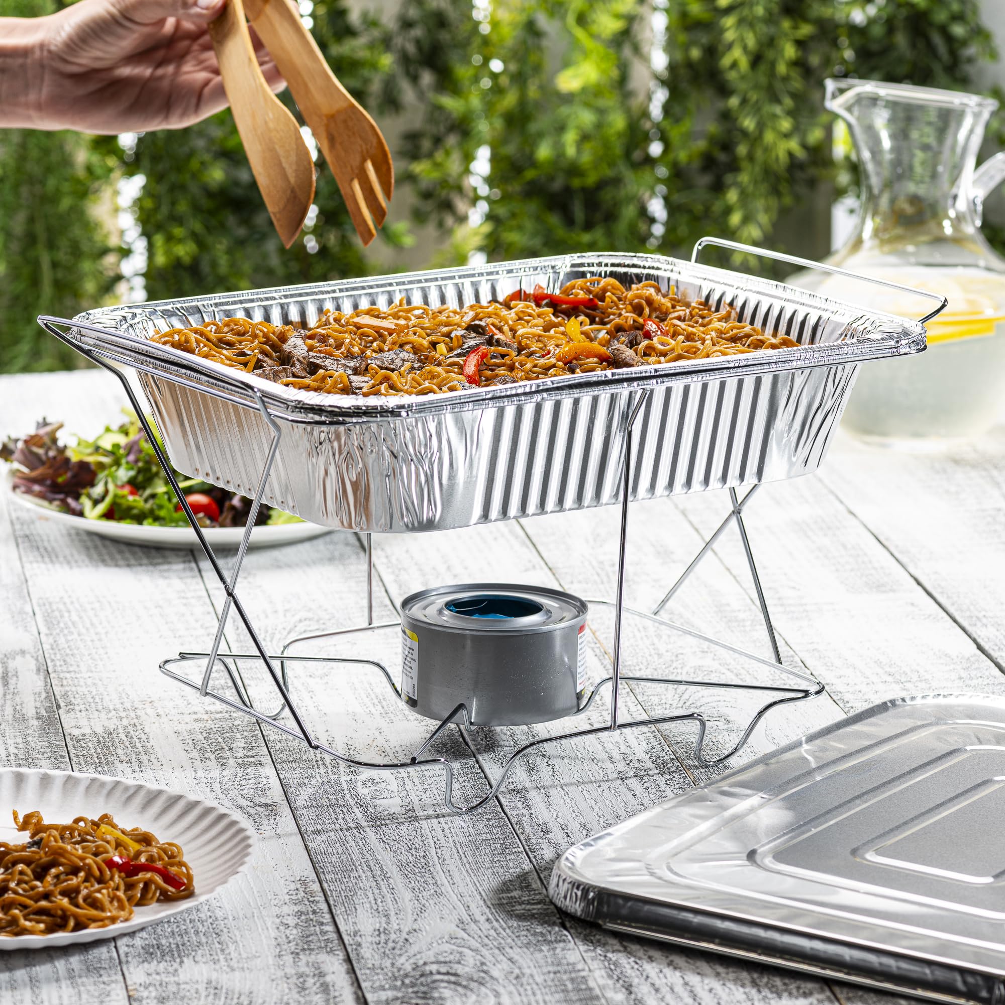 Bandejas GUSTO de aluminio 9x13 con dimensiones 9x13 para uso versátil