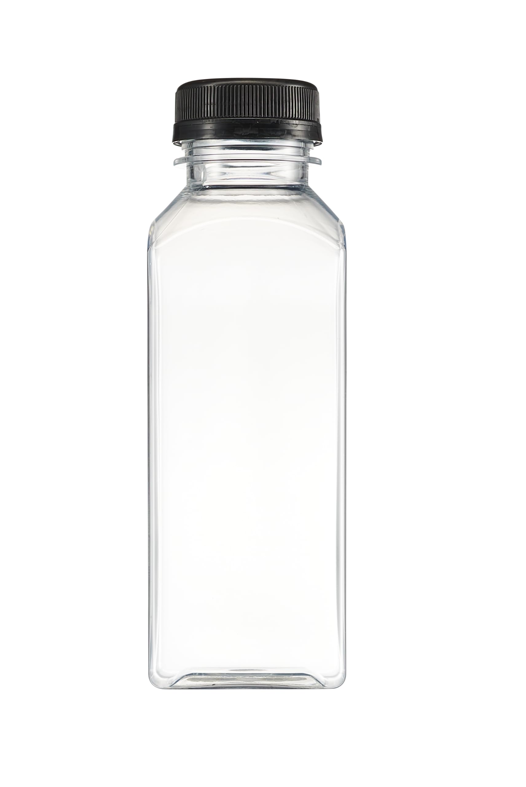 GUSTO botella plástica transparente con etiquetas para personalizar tus bebidas.